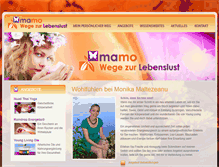 Tablet Screenshot of mamoliving.com